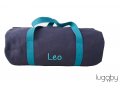 Dark blue / turquoise blue sport bag